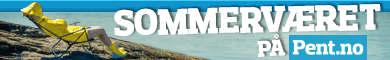 Sommerværet på Pent.no