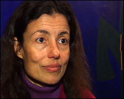 FORKASTELIG: Den bulgarske journalisten og filmskaperen Milena Kaneva sier hun er sjokkert Pensjonsfondets inversteringer i Burma. Foto: Inger Johanne Stenberg